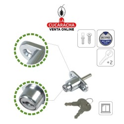 BLISTER-BLOQUEO VENTANAS CORREDERAS LLAVES IGUALES MODELO 45.