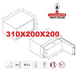CAJA FUERTE SOBREPONER APERTURA Y CIERRE TECLADO MODELO TOPSECURE-S.
