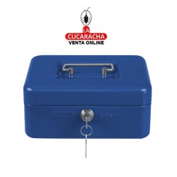 CAJA CAUDALES ACERO CERRADURA SEGURIDAD 200x160x90mm MODELO 2153.