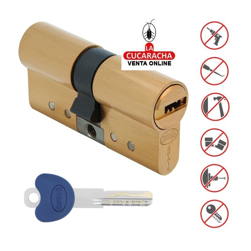 CILINDRO ALTA SEGURIDAD LATON MATE CARP-MAD. Modelo 20000.