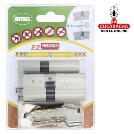 KIT CILINDRO ALTA SEGURIDAD LATON CARP-MAD. Modelo 10000E.