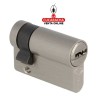 CILINDRO ALTA SEGURIDAD LATON CROMADO MATE CARP-MAD. Modelo 10000S.