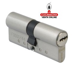CILINDRO ALTA SEGURIDAD LATON CROMADO MATE CARP-MAD. Modelo 10000S.