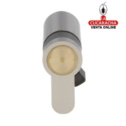 CILINDRO ALTA SEGURIDAD LATON CROMADO MATE CARP-MAD. Modelo 10000S.