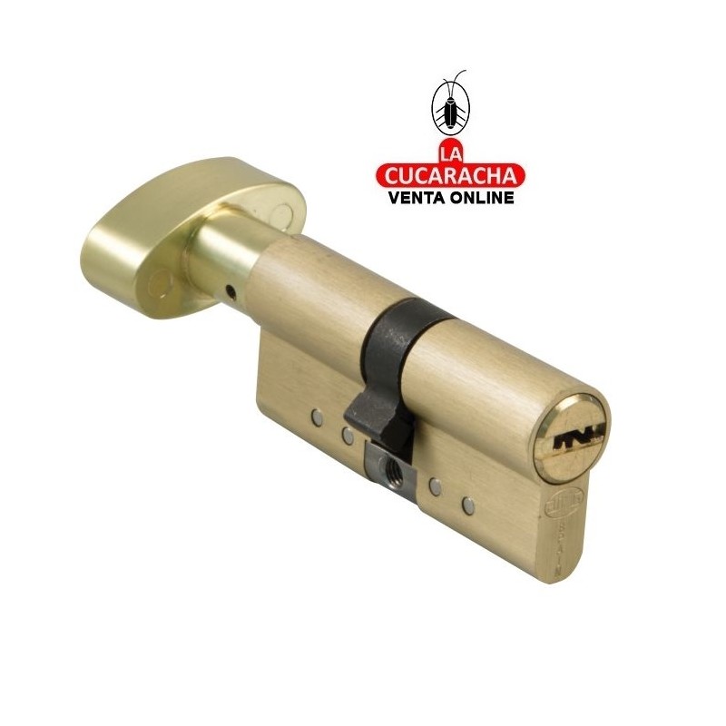 CILINDRO ALTA SEGURIDAD MULETILLA LATON MATE CARP-MAD. Modelo 10000.