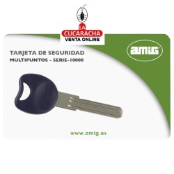 CILINDRO ALTA SEGURIDAD MULETILLA LATON CROMADO MATE CARP-MAD. Modelo 10000.