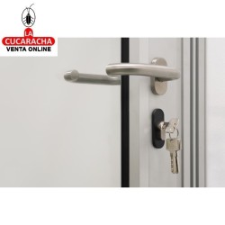 CILINDRO SEGURIDAD LATON CROMADO MATE CARP-MET. Modelo 9860.