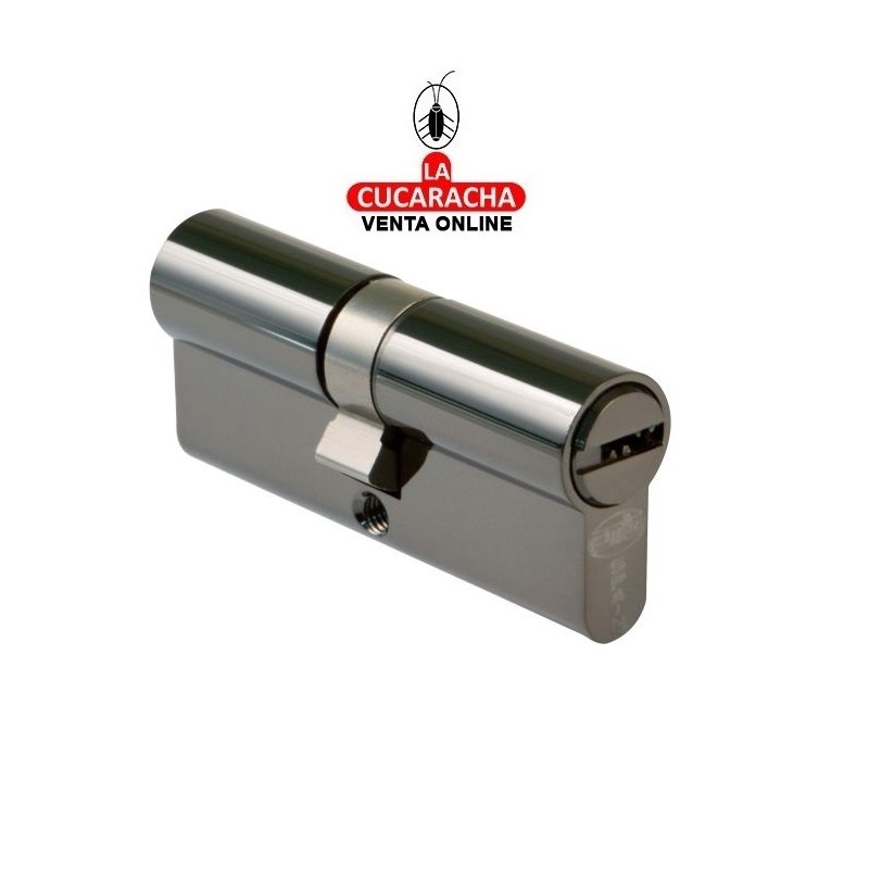 CILINDRO ECONOMICO SEGURIDAD LATON NEGRO CARP-MAD. Modelo 9850-51-55.