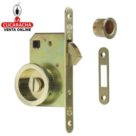 CERRADURA EMBUTIR PUERTAS CORREDERAS MADERA CON PICO DE LORO MODELO 611.
