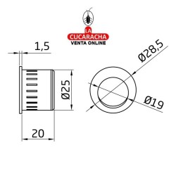 CERRADURA EMBUTIR PUERTAS CORREDERAS MADERA CON PICO DE LORO MODELO 607.