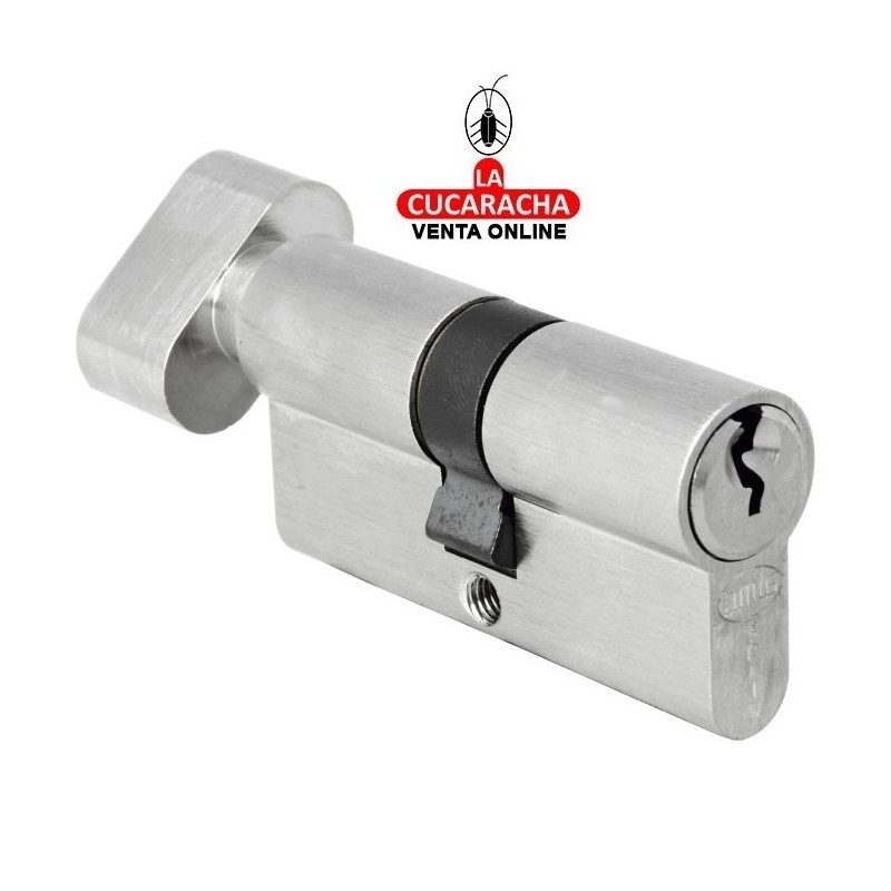 CILINDRO ECONOMICO LATON MULETILLA CERRADURA CARP-MAD. Modelo 9460.