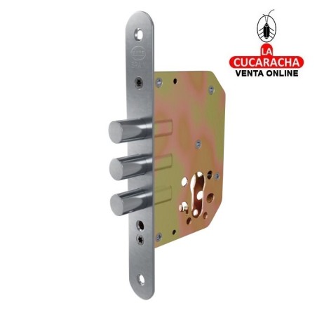 CERRADURA EMBUTIR AUXILIAR ACERO PUERTAS MADERA MODELO 1103.
