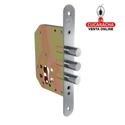 CERRADURA EMBUTIR AUXILIAR ACERO PUERTAS MADERA MODELO 1103.