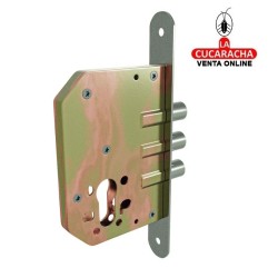 CERRADURA EMBUTIR AUXILIAR ACERO PUERTAS MADERA MODELO 1103.