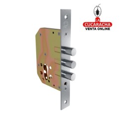 CERRADURA EMBUTIR AUXILIAR ACERO PUERTAS MADERA MODELO 1102.