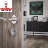 CERRADURA EMBUTIR ACERO INOX PUERTAS MADERA MODELO F725.