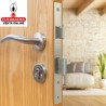 CERRADURA EMBUTIR ACERO INOX PUERTAS MADERA MODELO F725.