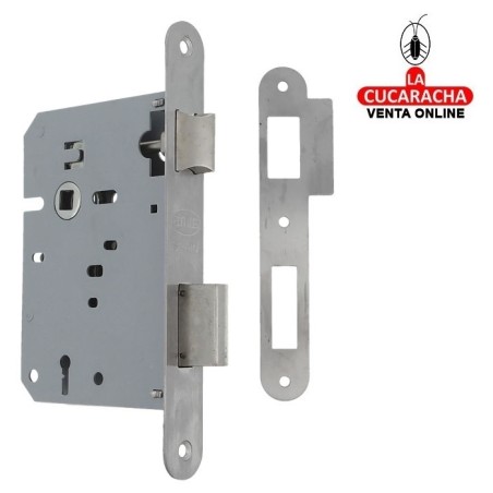CERRADURA EMBUTIR ACERO PUERTAS MADERA LLAVE GORJA MODELO 716TR.