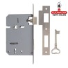 CERRADURA EMBUTIR ACERO INOX PUERTAS MADERA LLAVE GORJA MODELO 716.