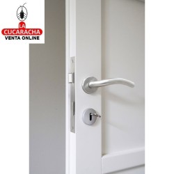 CERRADURA EMBUTIR ACERO INOX PUERTAS MADERA LLAVE GORJA MODELO 716.
