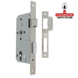 CERRADURA EMBUTIR ACERO INOX PUERTAS MADERA PALETON DE CIERRE MODELO 328.