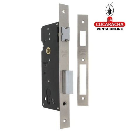 CERRADURA ECONOMICA EMBUTIR ACERO PUERTAS MADERA PALETON DE CIERRE MODELO 322.