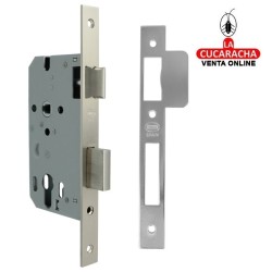 CERRADURA EMBUTIR ACERO PUERTAS MADERA PALETON DE CIERRE MODELO 335.