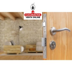 CERRADURA EMBUTIR ACERO PUERTAS MADERA PALETON DE CIERRE MODELO 340 BASE.