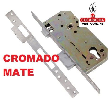 CERRADURA EMBUTIR ACERO PUERTAS MADERA PALETON DE CIERRE MODELO 200 BASE.