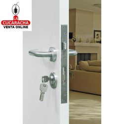 CERRADURA EMBUTIR ACERO PUERTAS MADERA PALETON DE CIERRE MODELO 200.
