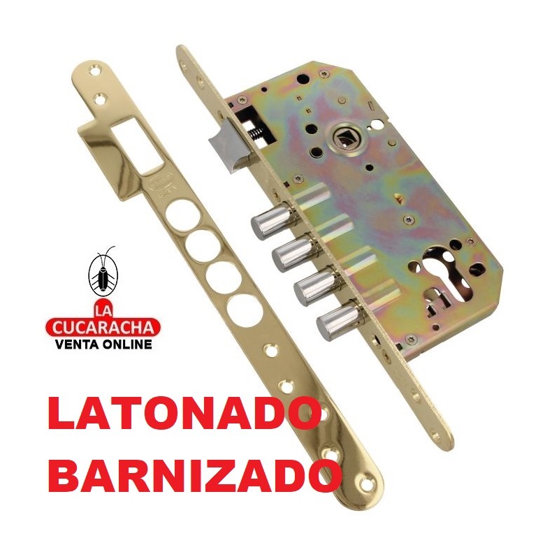 CERRADURA EMBUTIR PUERTAS MADERA BULONES DE CIERRE MODELO 101 BASE.