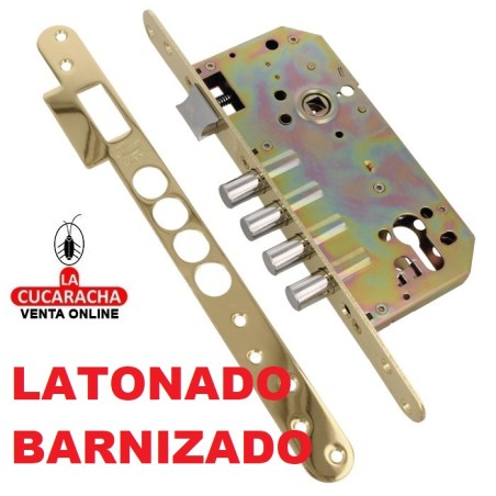 CERRADURA EMBUTIR PUERTAS MADERA BULONES DE CIERRE MODELO 101 BASE.