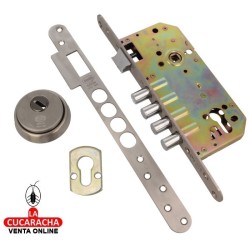 CERRADURA EMBUTIR PUERTAS MADERA BULONES DE CIERRE MODELO 111-50.