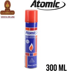 ATOMIC-Gas 300ML REFINADO VÁLVULA FLEXIBLE.