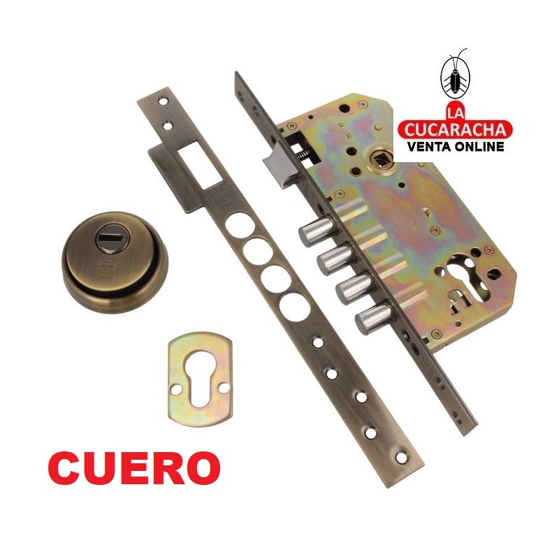 CERRADURA EMBUTIR PUERTAS MADERA BULONES DE CIERRE MODELO 110.