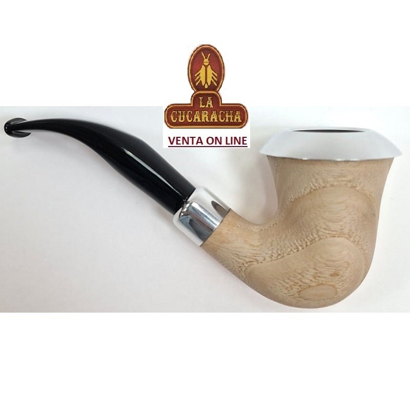 RATTRAYS NIMBUS-PIPA FUMAR FRESNO NATURAL INSERTO GRAFITO BENT CALABASH 126 G.