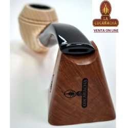 RATTRAYS DISTILLERY-PIPA FUMAR FRESNO NATURAL INSERTO GRAFITO BENT RHODESIAN 105 G.