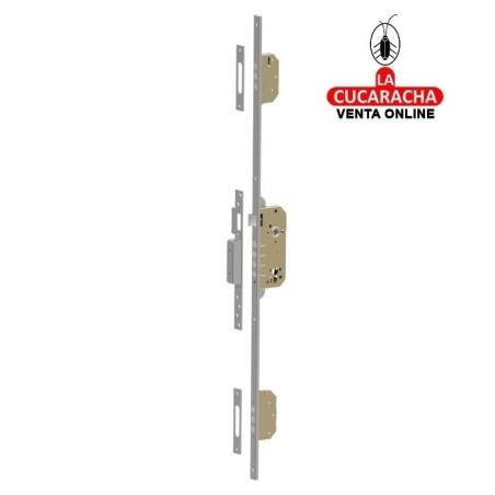 CERRADURA 3 PUNTOS EMBUTIR PUERTAS MADERA BULONES DE CIERRE MODELO 410.