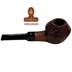 Pipa de fumar Ser Jacopo bulldog Sitter Recta Rugosa S2.