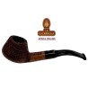Pipa de fumar Ser Jacopo billiard Bent Brandy Rugosa S2.
