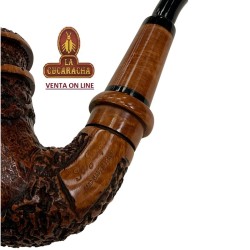 Pipa de fumar Ser Jacopo Calabash Decorada Rowlette.