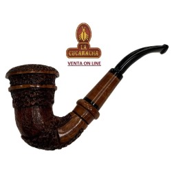 Pipa de fumar Ser Jacopo Calabash Decorada Rowlette.