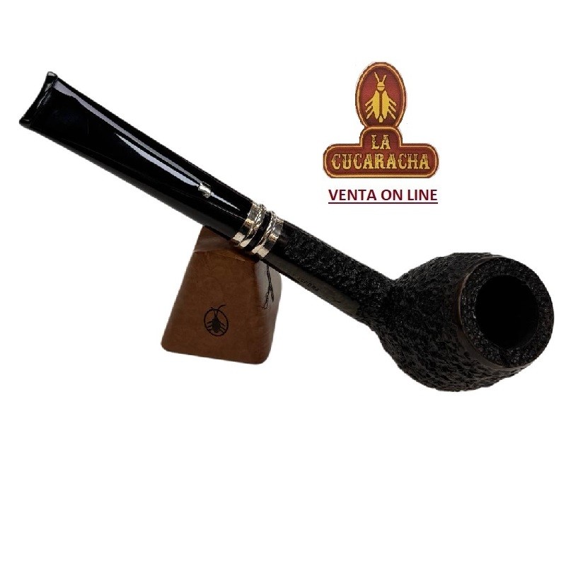 Pipa de fumar Ser Jacopo Billiard Rugosa R1-B.
