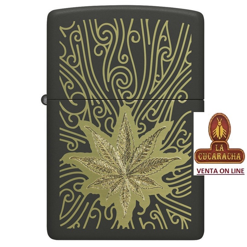 ZIPPO-ENCENDEDOR mechero 221 Cannabis Design.