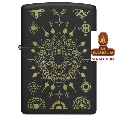 ZIPPO-ENCENDEDOR mechero 218 Symbols Design.