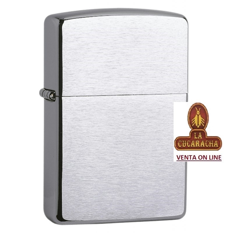 ZIPPO-ENCENDEDOR mechero 200 liso cromado mate.