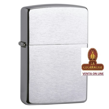 ZIPPO-ENCENDEDOR mechero 200 liso cromado mate.