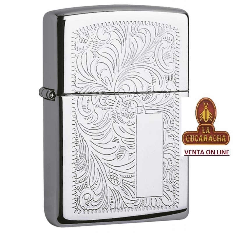 ZIPPO-ENCENDEDOR mechero 352 Venetian cromado.