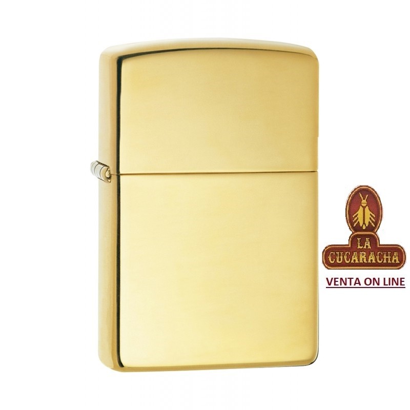 ZIPPO-ENCENDEDOR mechero HIGH POLISH BRASS.