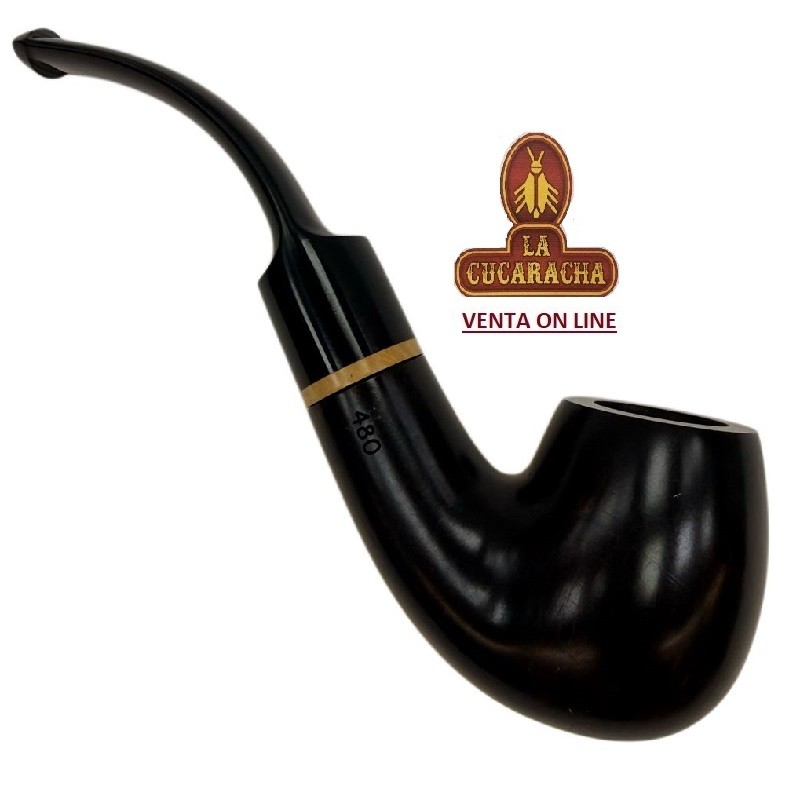 Pipa española ENA-Bruken Bent Billiard Lisa modelo 480.